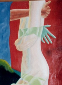 Embraces Oil on linen, 90 x 130, 1997